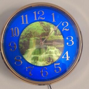 Vintage Waterfall Movement Clock